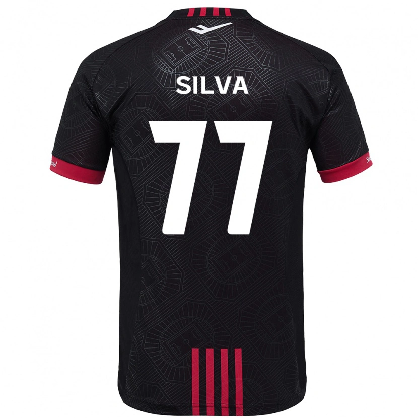 Danxen Kvinnor Lucas Silva #77 Vit Svart Hemmatröja Matchtröjor 2025/26 Tröjor T-Tröja
