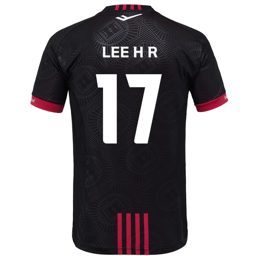 Danxen Kvinnor Lee Ha-Rim #17 Svart Röd Hemmatröja Matchtröjor 2025/26 Tröjor T-Tröja