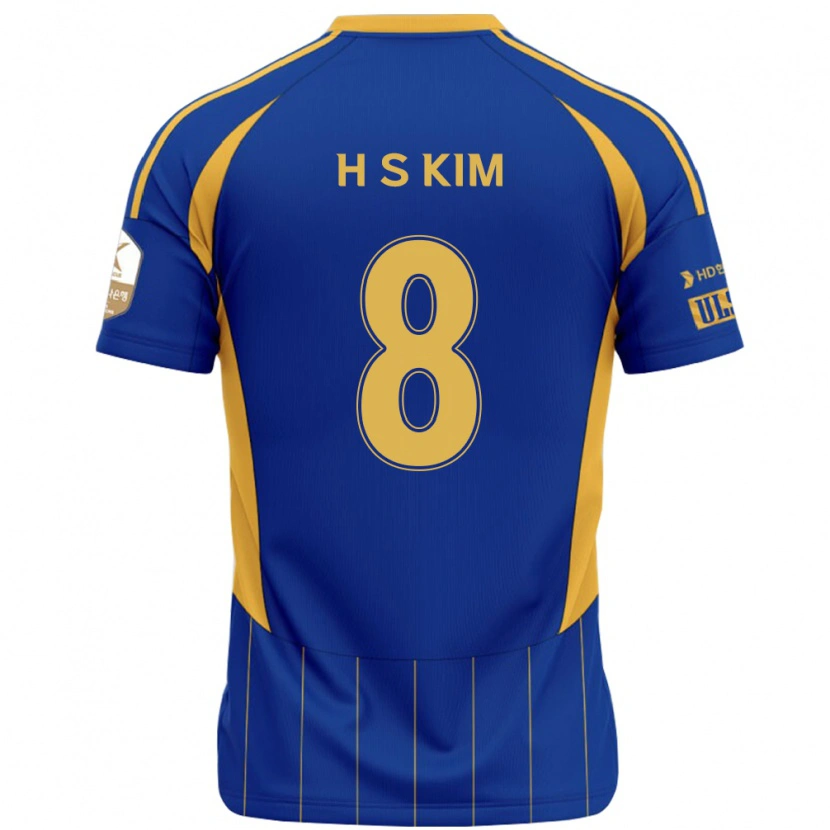 Danxen Kvinnor Seung-Hyun Kim #8 Kungsblå Gul Hemmatröja Matchtröjor 2025/26 Tröjor T-Tröja