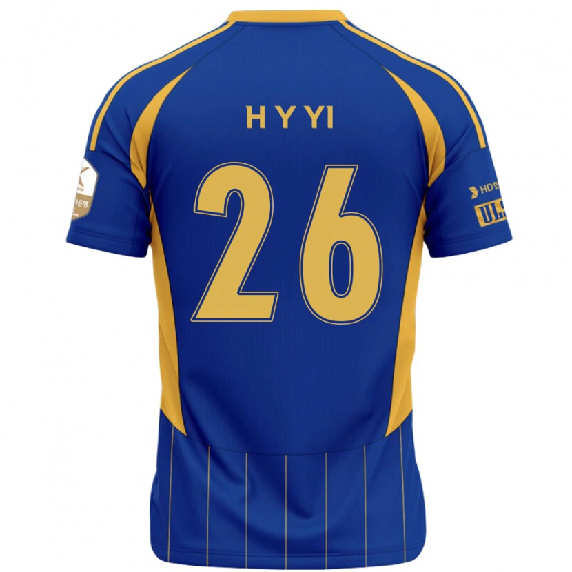 Danxen Kvinnor Yong-Hyeon Yi #26 Kungsblå Gul Hemmatröja Matchtröjor 2025/26 Tröjor T-Tröja