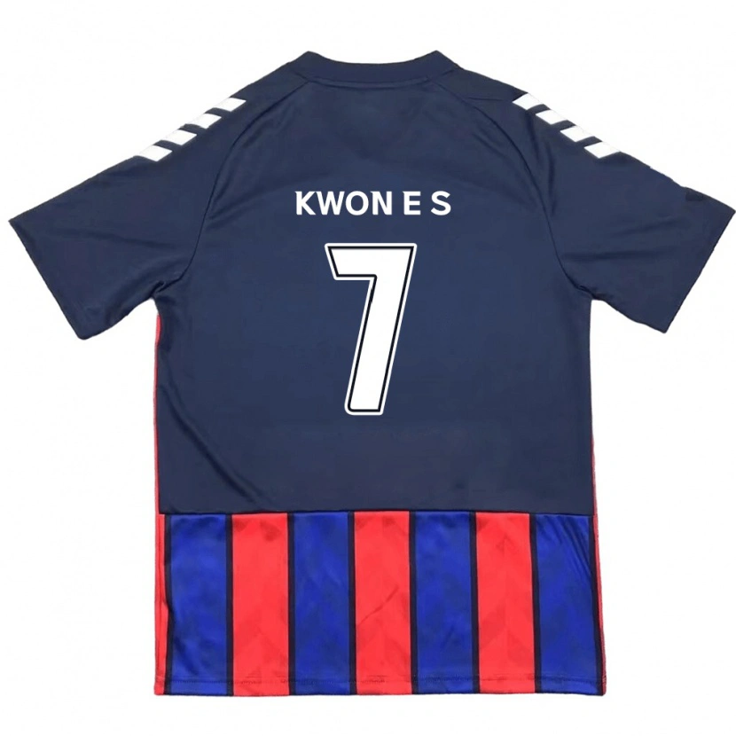 Danxen Kvinnor Kwon Eun-Som #7 Kungsblå Röd Hemmatröja Matchtröjor 2025/26 Tröjor T-Tröja