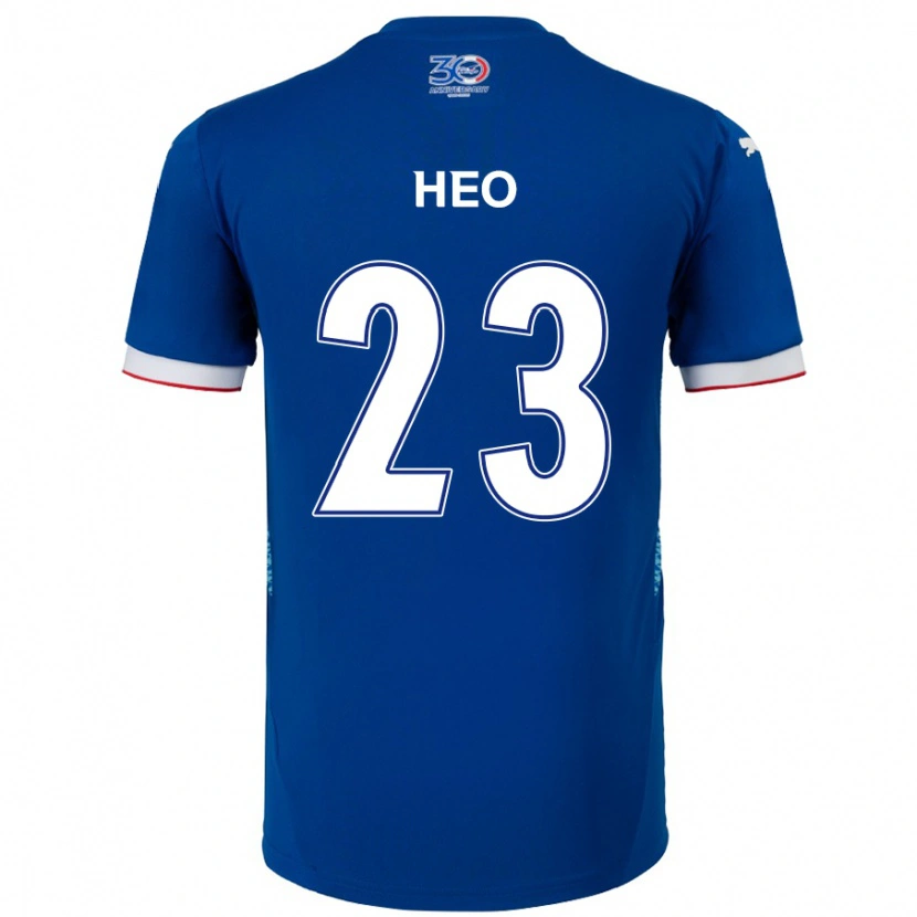 Danxen Kvinnor Hwan Heo #23 Kungsblå Vit Hemmatröja Matchtröjor 2025/26 Tröjor T-Tröja