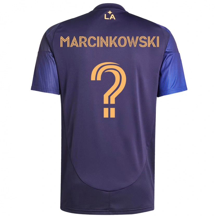 Danxen Kvinnor Jt Marcinkowski #0 Lila Blå Bortatröja Matchtröjor 2025/26 Tröjor T-Tröja