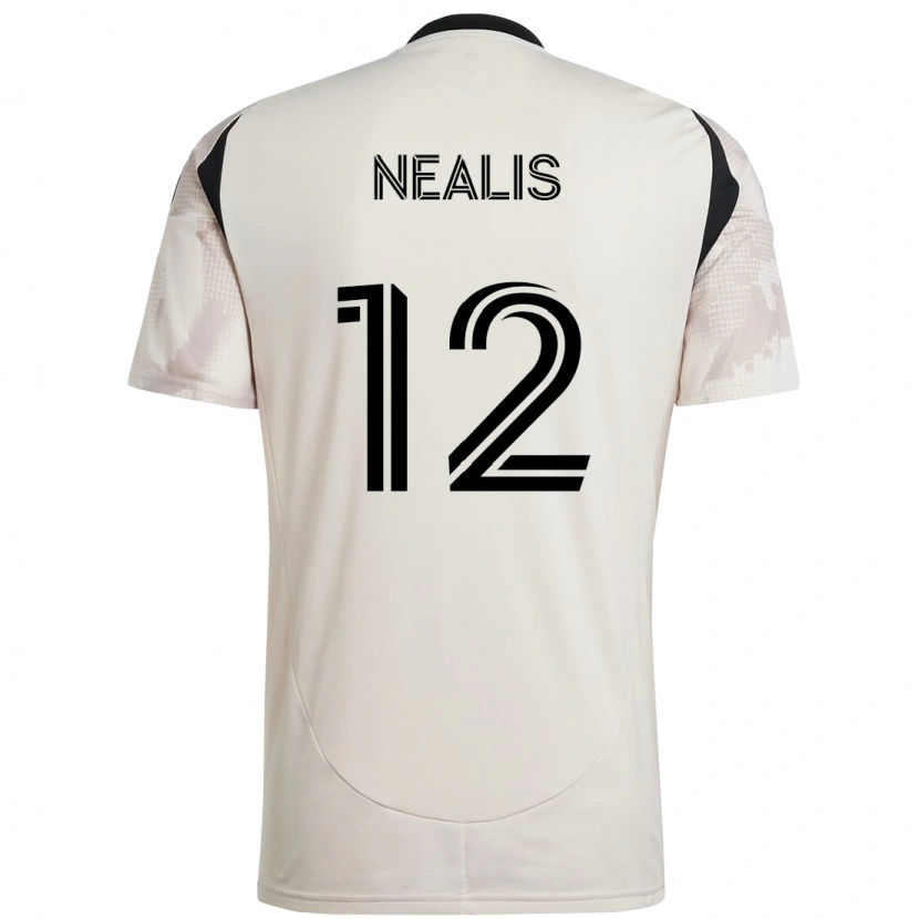 Danxen Kvinnor Dylan Nealis #12 Beige Svart Bortatröja Matchtröjor 2025/26 Tröjor T-Tröja