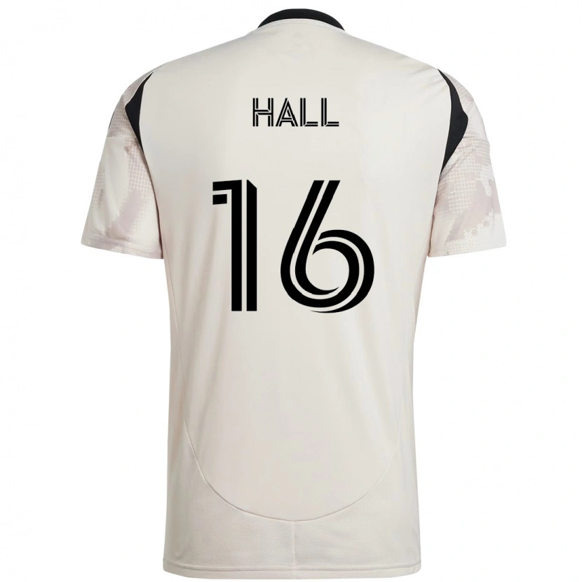 Danxen Kvinnor Julian Hall #16 Beige Svart Bortatröja Matchtröjor 2025/26 Tröjor T-Tröja