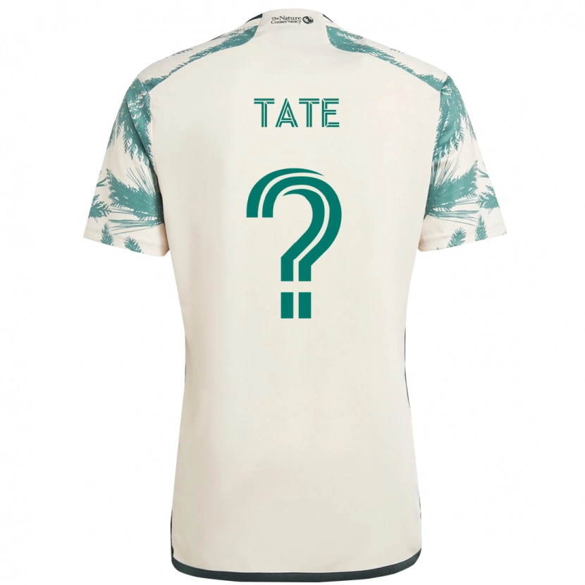 Danxen Kvinnor Hudson Tate #0 Beige Grön Bortatröja Matchtröjor 2025/26 Tröjor T-Tröja