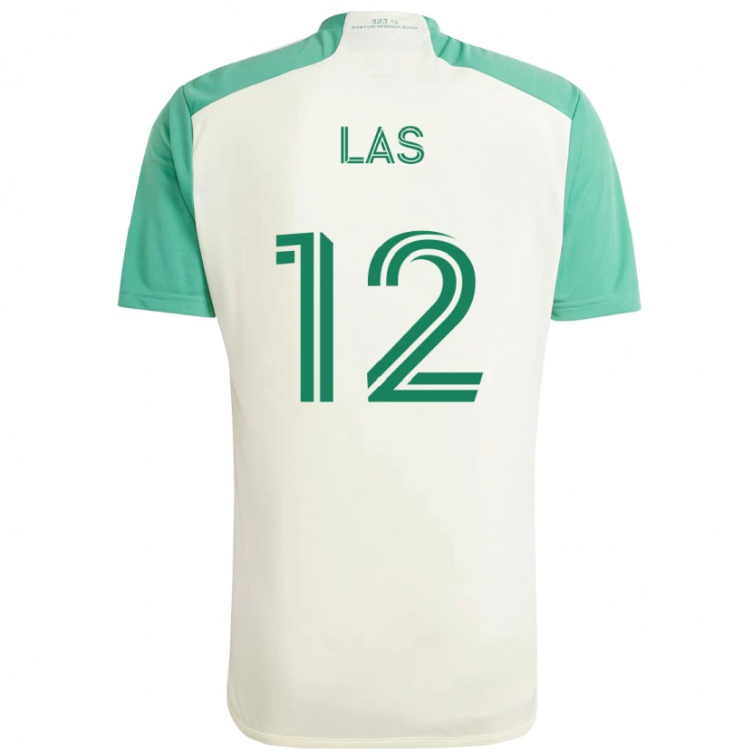 Danxen Kvinnor Damian Las #12 Vit Grön Bortatröja Matchtröjor 2025/26 Tröjor T-Tröja
