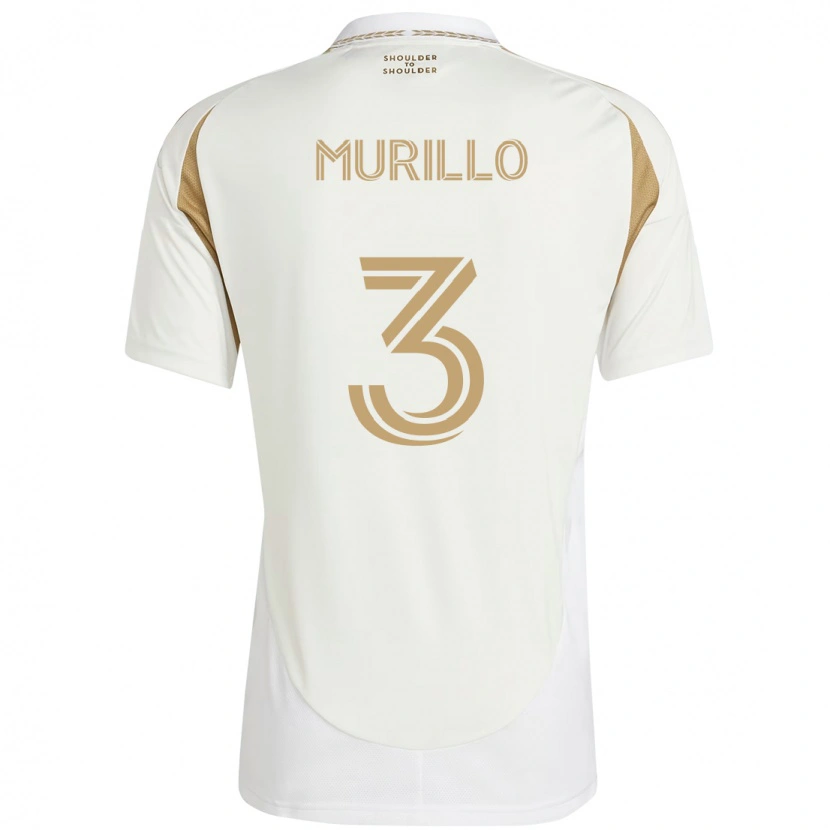 Danxen Kvinnor Jesús Murillo #3 Vit Brun Bortatröja Matchtröjor 2025/26 Tröjor T-Tröja