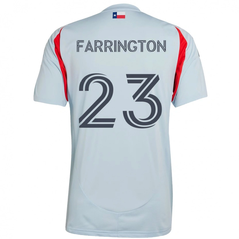 Danxen Kvinnor Logan Farrington #23 Ljusblå Röd Bortatröja Matchtröjor 2025/26 Tröjor T-Tröja