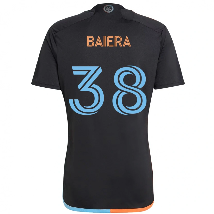 Danxen Kvinnor Drew Baiera #38 Svart Blå Orange Bortatröja Matchtröjor 2025/26 Tröjor T-Tröja