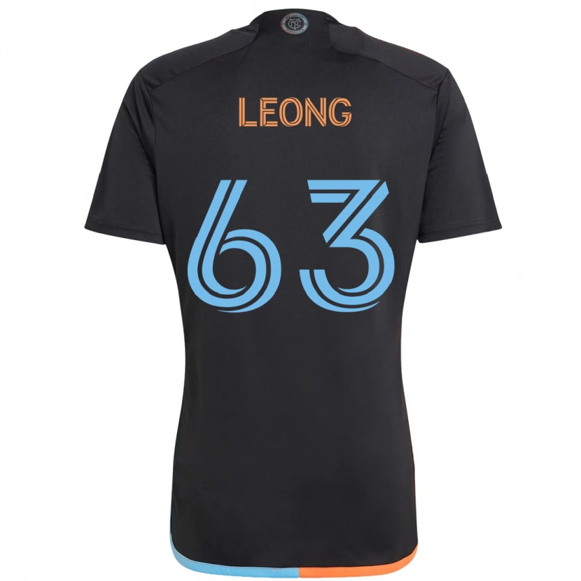 Danxen Kvinnor Matthew Leong #63 Svart Blå Orange Bortatröja Matchtröjor 2025/26 Tröjor T-Tröja