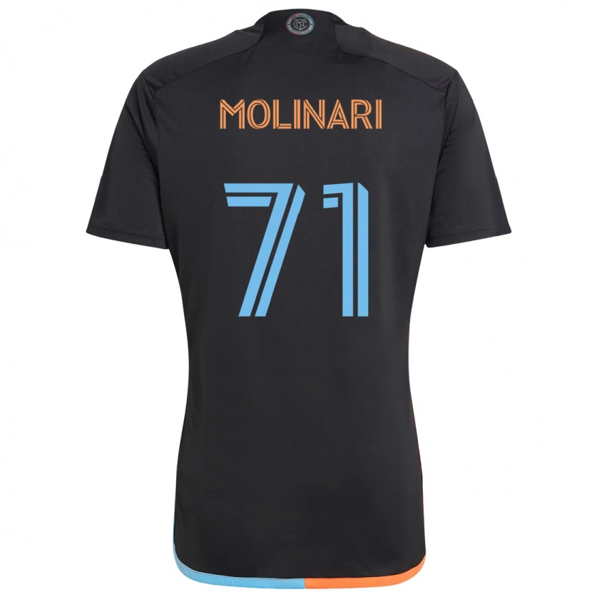 Danxen Kvinnor Peter Molinari #71 Svart Blå Orange Bortatröja Matchtröjor 2025/26 Tröjor T-Tröja