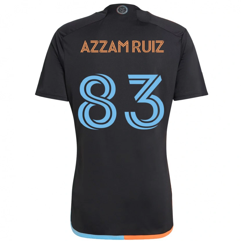Danxen Kvinnor Camil Azzam Ruiz #83 Svart Blå Orange Bortatröja Matchtröjor 2025/26 Tröjor T-Tröja