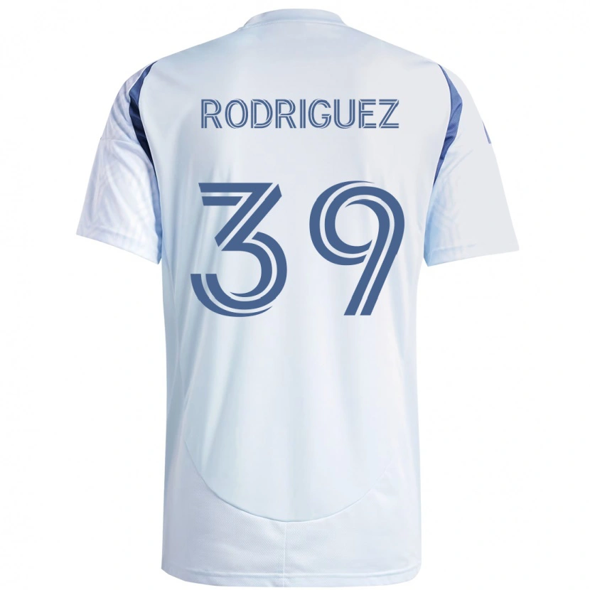 Danxen Kvinnor Allan Rodriguez #39 Ljus Himmel Blåblå Bortatröja Matchtröjor 2025/26 Tröjor T-Tröja