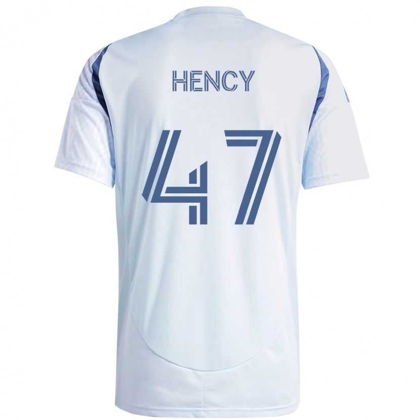 Danxen Kvinnor Billy Hency #47 Ljus Himmel Blåblå Bortatröja Matchtröjor 2025/26 Tröjor T-Tröja