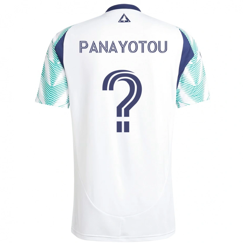 Danxen Kvinnor Jack Panayotou #0 Vit Blå Bortatröja Matchtröjor 2025/26 Tröjor T-Tröja
