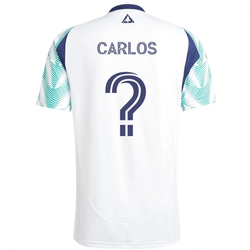 Danxen Kvinnor Cristiano Carlos #0 Vit Blå Bortatröja Matchtröjor 2025/26 Tröjor T-Tröja