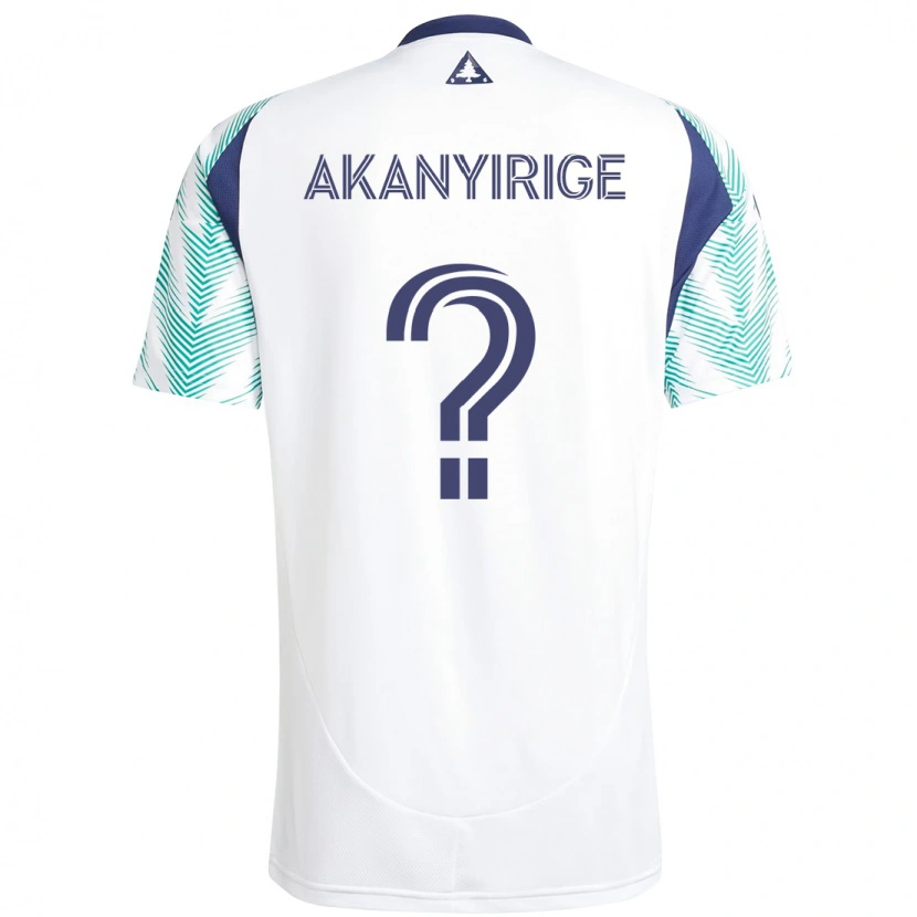 Danxen Kvinnor Jacob Akanyirige #0 Blå Röd Bortatröja Matchtröjor 2025/26 Tröjor T-Tröja