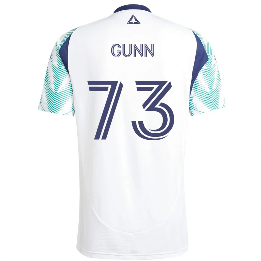 Danxen Kvinnor Jd Gunn #73 Vit Blå Bortatröja Matchtröjor 2025/26 Tröjor T-Tröja