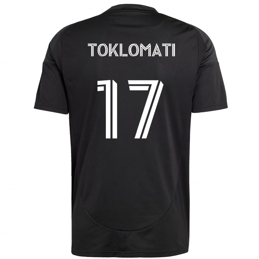 Danxen Kvinnor Idan Toklomati #17 Svart Vit Bortatröja Matchtröjor 2025/26 Tröjor T-Tröja