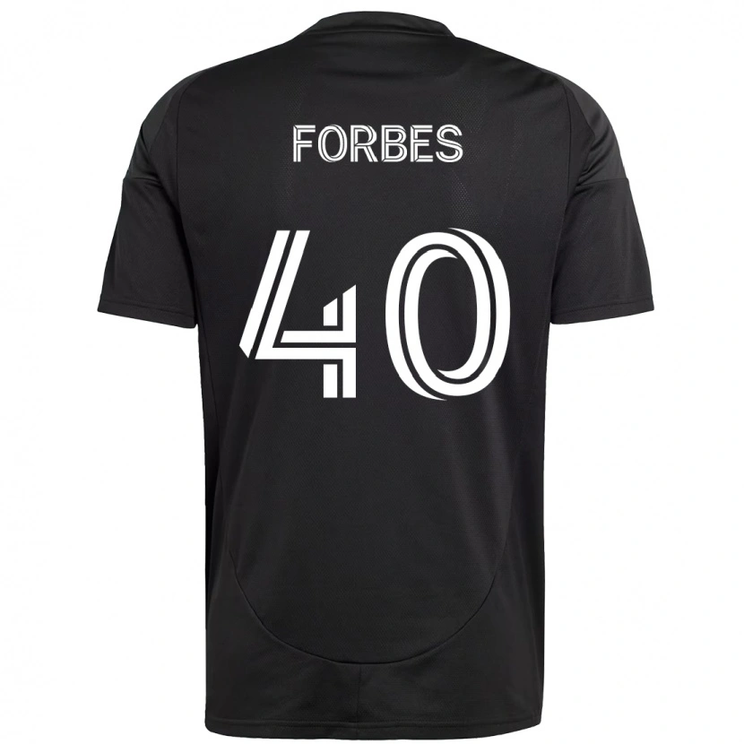 Danxen Kvinnor Jahlane Forbes #40 Svart Vit Bortatröja Matchtröjor 2025/26 Tröjor T-Tröja