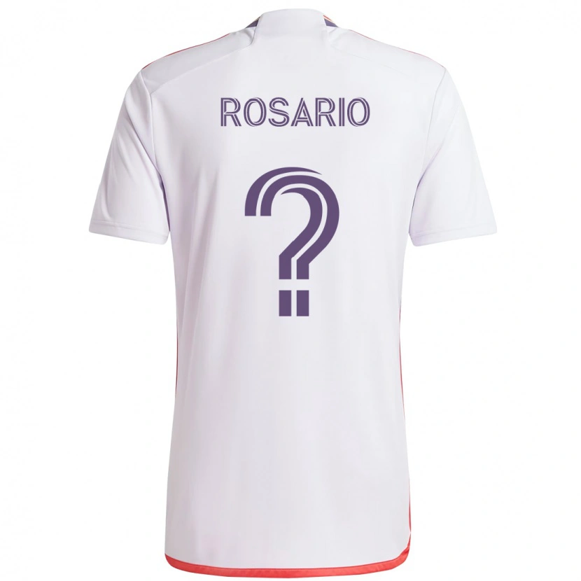 Danxen Kvinnor Gabriel Rosario #0 Vit Lila Bortatröja Matchtröjor 2025/26 Tröjor T-Tröja