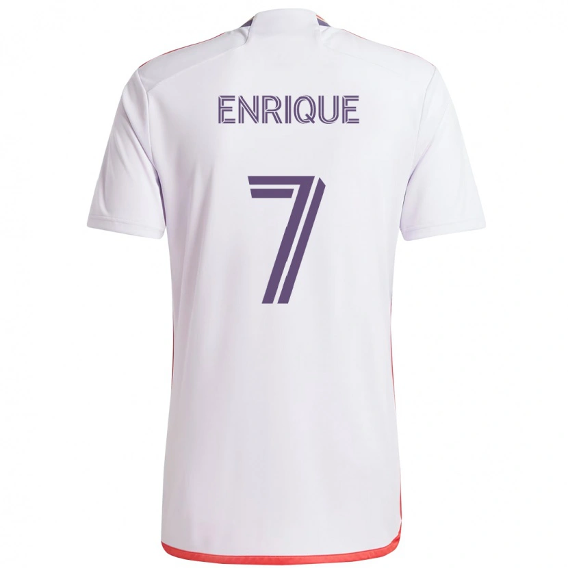 Danxen Kvinnor Ramiro Enrique #7 Vit Lila Bortatröja Matchtröjor 2025/26 Tröjor T-Tröja