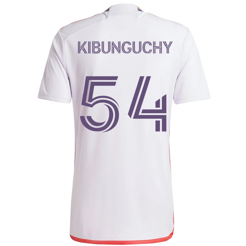 Danxen Kvinnor Nabi Kibunguchy #54 Vit Lila Bortatröja Matchtröjor 2025/26 Tröjor T-Tröja