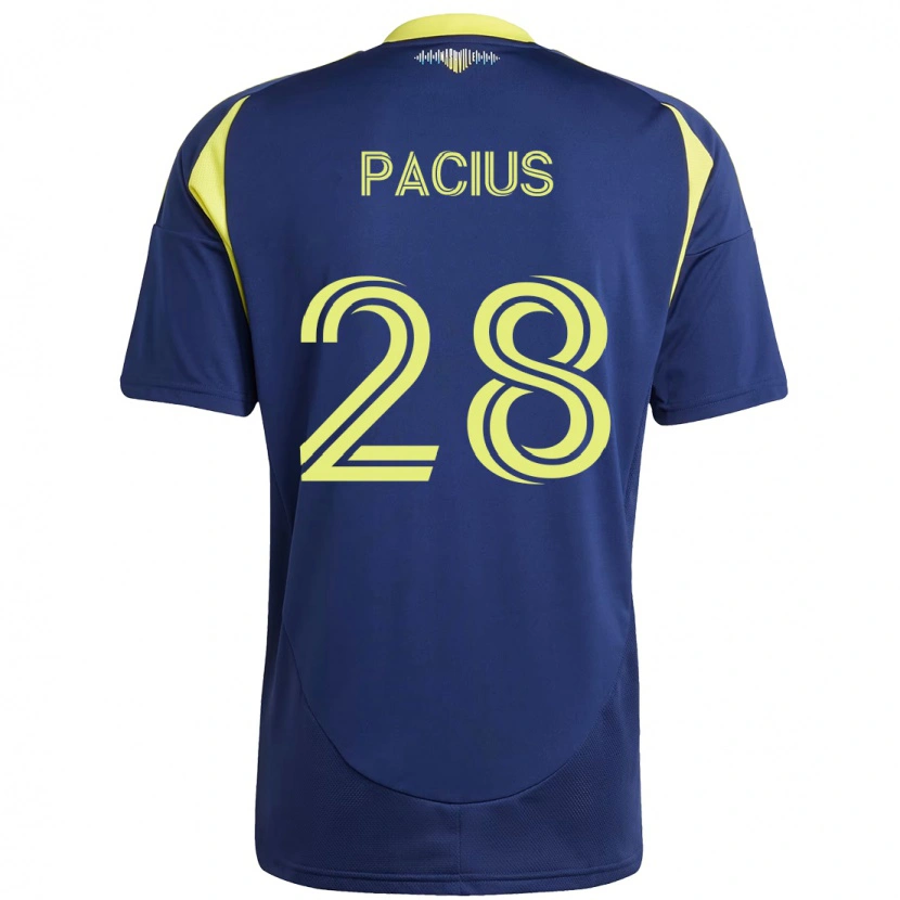 Danxen Kvinnor Woobens Pacius #28 Marinblå Gul Bortatröja Matchtröjor 2025/26 Tröjor T-Tröja