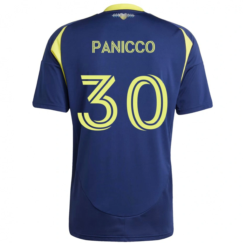 Danxen Kvinnor Elliot Panicco #30 Marinblå Gul Bortatröja Matchtröjor 2025/26 Tröjor T-Tröja