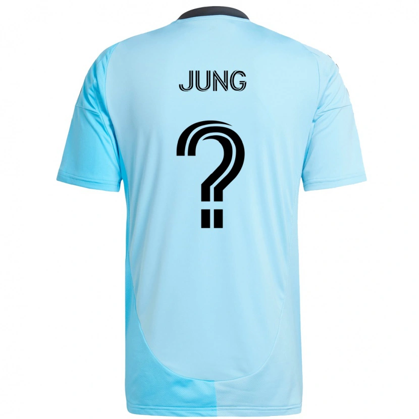 Danxen Kvinnor Ho-Yeon Jung #0 Himmelsblå Bortatröja Matchtröjor 2025/26 Tröjor T-Tröja