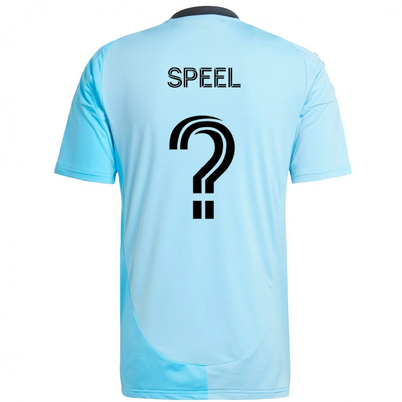 Danxen Kvinnor Wessel Speel #0 Himmelsblå Bortatröja Matchtröjor 2025/26 Tröjor T-Tröja