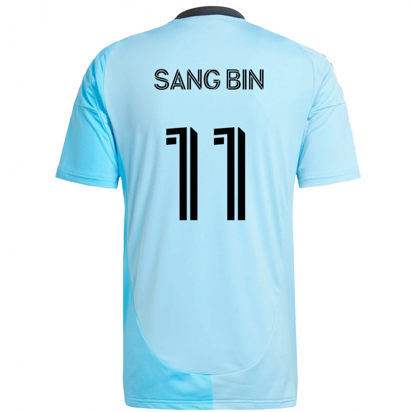 Danxen Kvinnor Sang-Bin Jeong #11 Himmelsblå Bortatröja Matchtröjor 2025/26 Tröjor T-Tröja