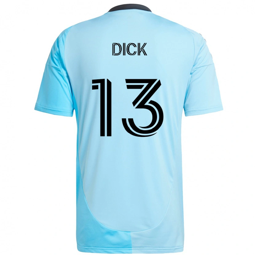 Danxen Kvinnor Eric Dick #13 Himmelsblå Bortatröja Matchtröjor 2025/26 Tröjor T-Tröja
