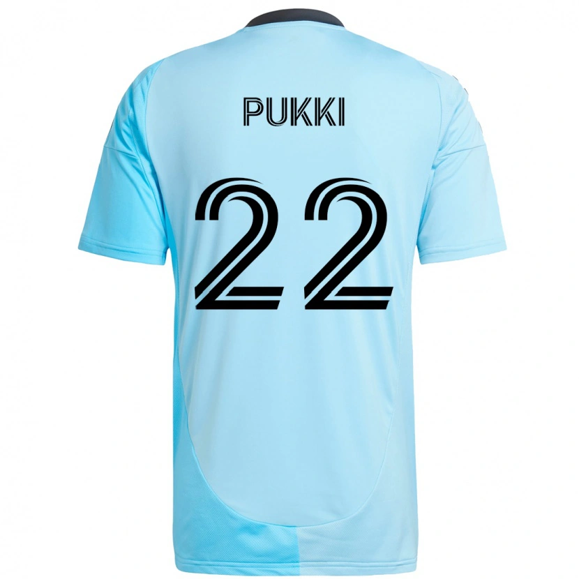 Danxen Kvinnor Teemu Pukki #22 Himmelsblå Bortatröja Matchtröjor 2025/26 Tröjor T-Tröja