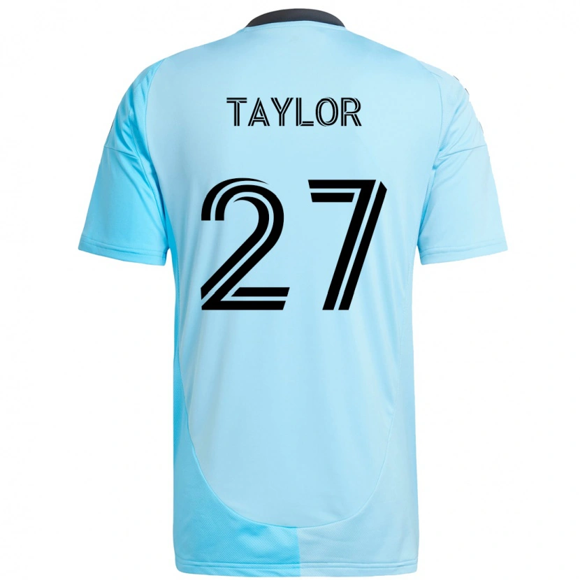 Danxen Kvinnor D.j. Taylor #27 Himmelsblå Bortatröja Matchtröjor 2025/26 Tröjor T-Tröja