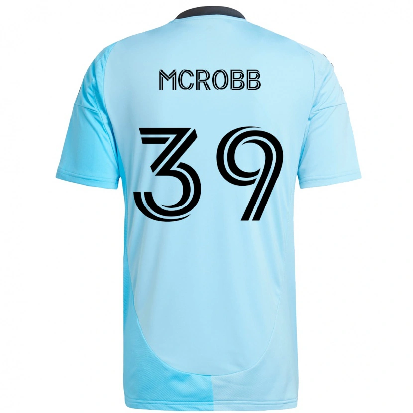 Danxen Kvinnor Finn Mcrobb #39 Himmelsblå Bortatröja Matchtröjor 2025/26 Tröjor T-Tröja