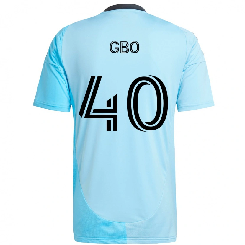 Danxen Kvinnor Cedrik Gbo #40 Himmelsblå Bortatröja Matchtröjor 2025/26 Tröjor T-Tröja
