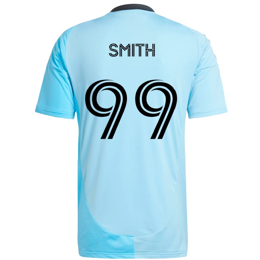 Danxen Kvinnor Jordan Adebayo-Smith #99 Himmelsblå Bortatröja Matchtröjor 2025/26 Tröjor T-Tröja