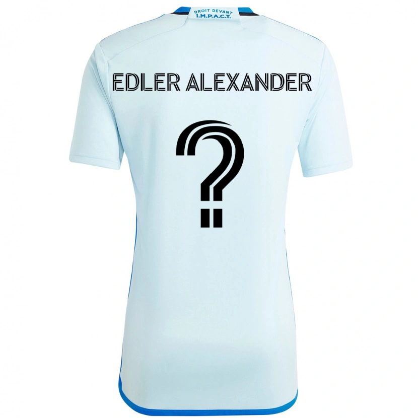 Danxen Kvinnor Guesly Edler Alexander #0 Himmelsblå Mörkblå Bortatröja Matchtröjor 2025/26 Tröjor T-Tröja
