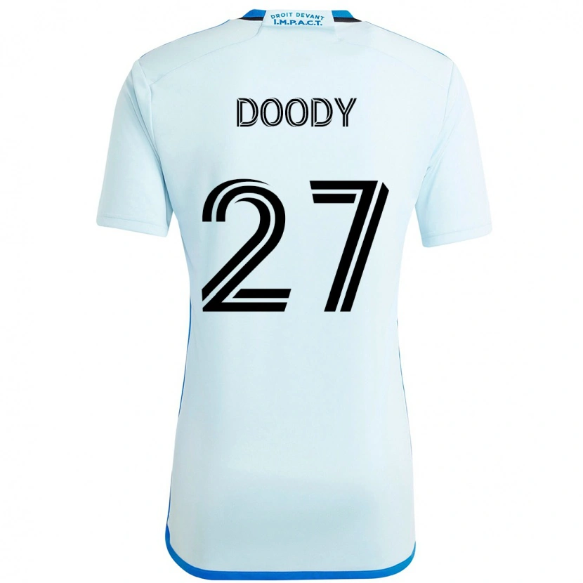 Danxen Kvinnor Grayson Doody #27 Himmelsblå Mörkblå Bortatröja Matchtröjor 2025/26 Tröjor T-Tröja
