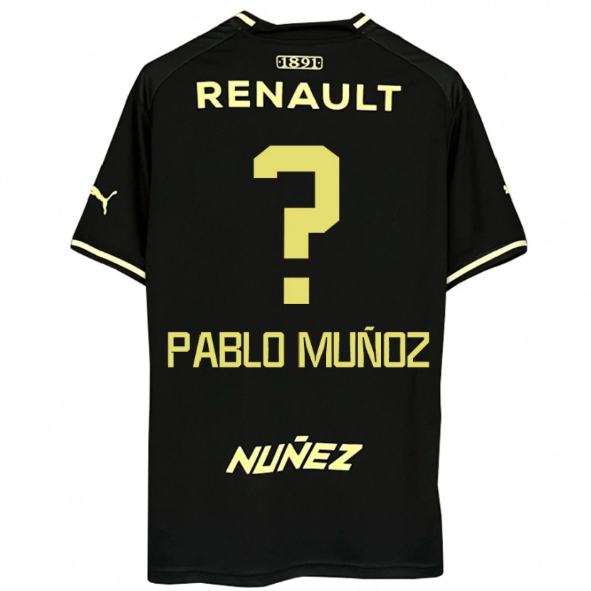 Danxen Kvinnor Juan Pablo Muñoz #0 Svart Gul Bortatröja Matchtröjor 2025/26 Tröjor T-Tröja