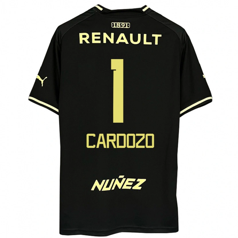 Danxen Kvinnor Thiago Cardozo #1 Svart Gul Bortatröja Matchtröjor 2025/26 Tröjor T-Tröja