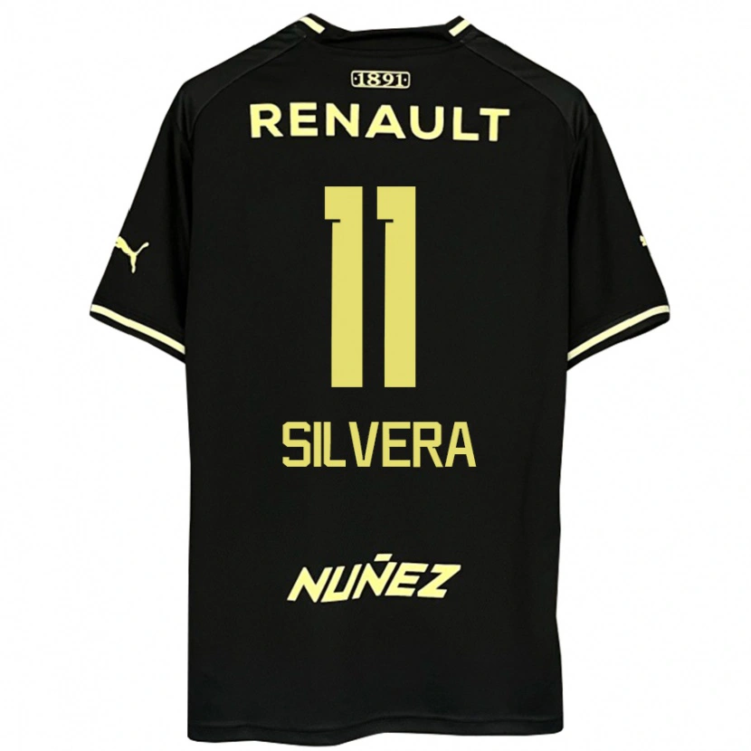 Danxen Kvinnor Maximiliano Silvera #11 Svart Gul Bortatröja Matchtröjor 2025/26 Tröjor T-Tröja