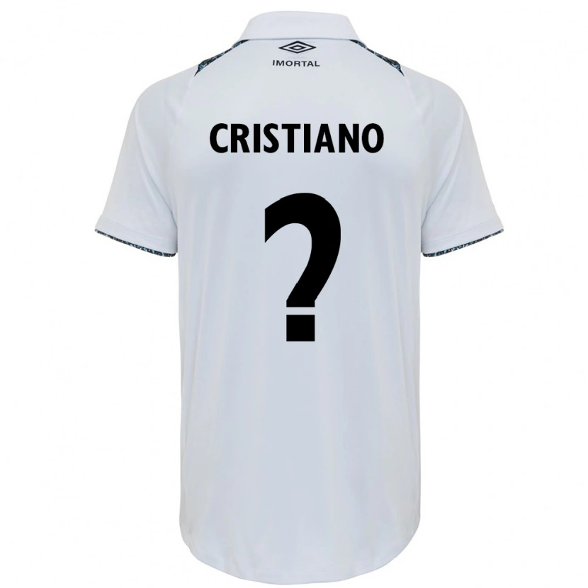 Danxen Kvinnor Cristiano #0 Vit Blå Bortatröja Matchtröjor 2025/26 Tröjor T-Tröja