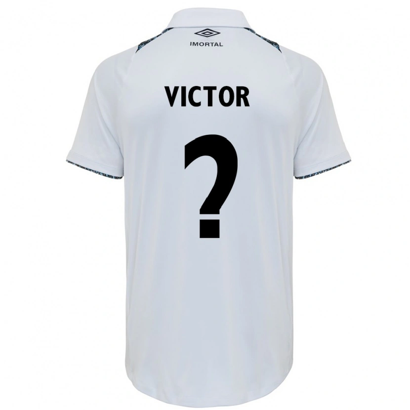 Danxen Kvinnor João Victor #0 Vit Blå Bortatröja Matchtröjor 2025/26 Tröjor T-Tröja