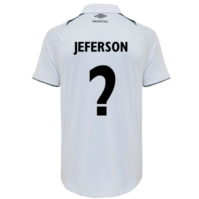 Danxen Kvinnor Jeferson #0 Vit Blå Bortatröja Matchtröjor 2025/26 Tröjor T-Tröja