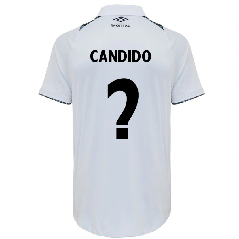 Danxen Kvinnor Luan Cândido #0 Vit Blå Bortatröja Matchtröjor 2025/26 Tröjor T-Tröja