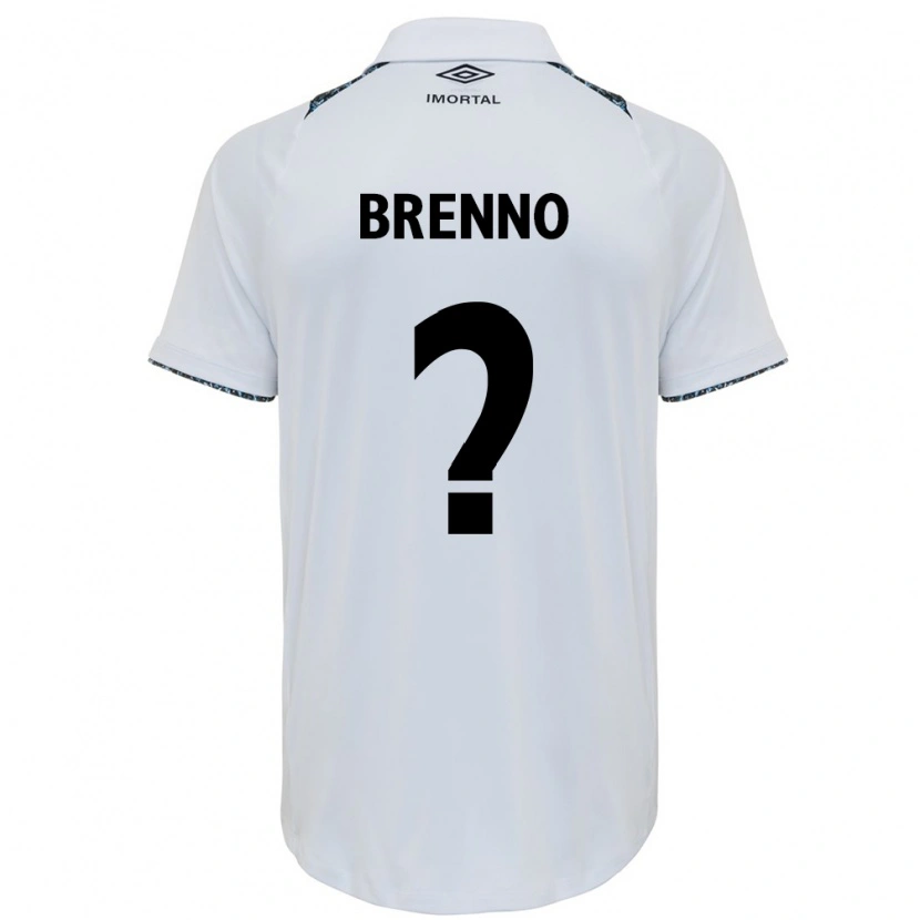 Danxen Kvinnor Brenno #0 Vit Blå Bortatröja Matchtröjor 2025/26 Tröjor T-Tröja
