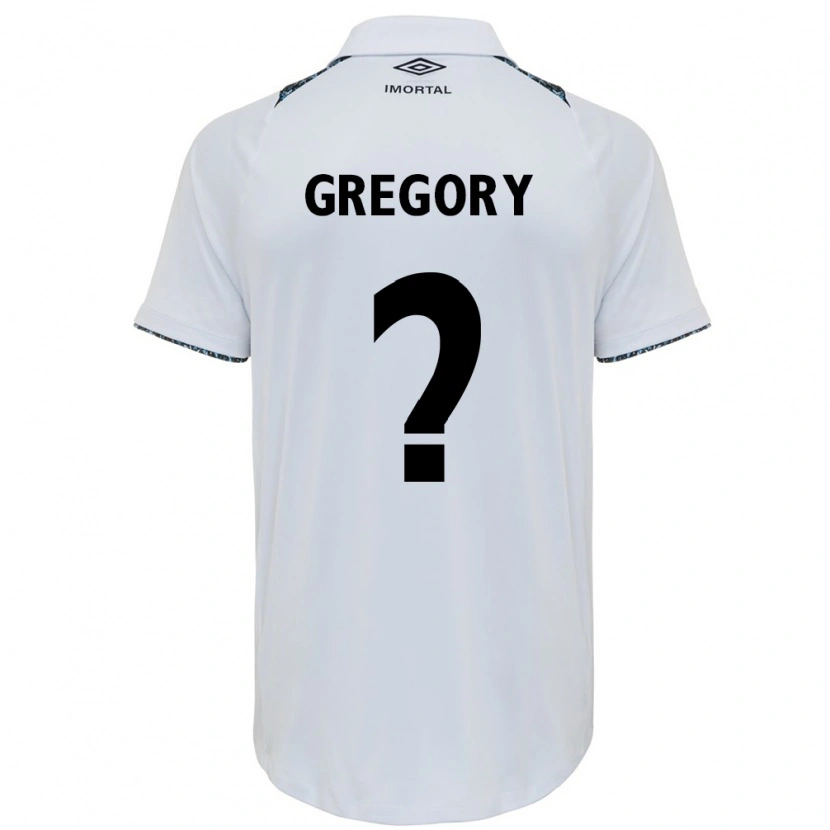 Danxen Kvinnor Gregory #0 Vit Blå Bortatröja Matchtröjor 2025/26 Tröjor T-Tröja